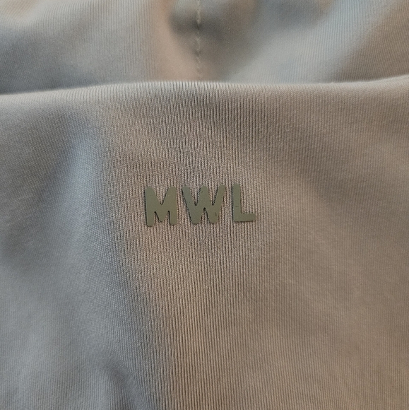 MADEWELL Women's Size Small MWL Flex Square-Neck Sports Bra in Frosted Sage - Picture 5 of 8